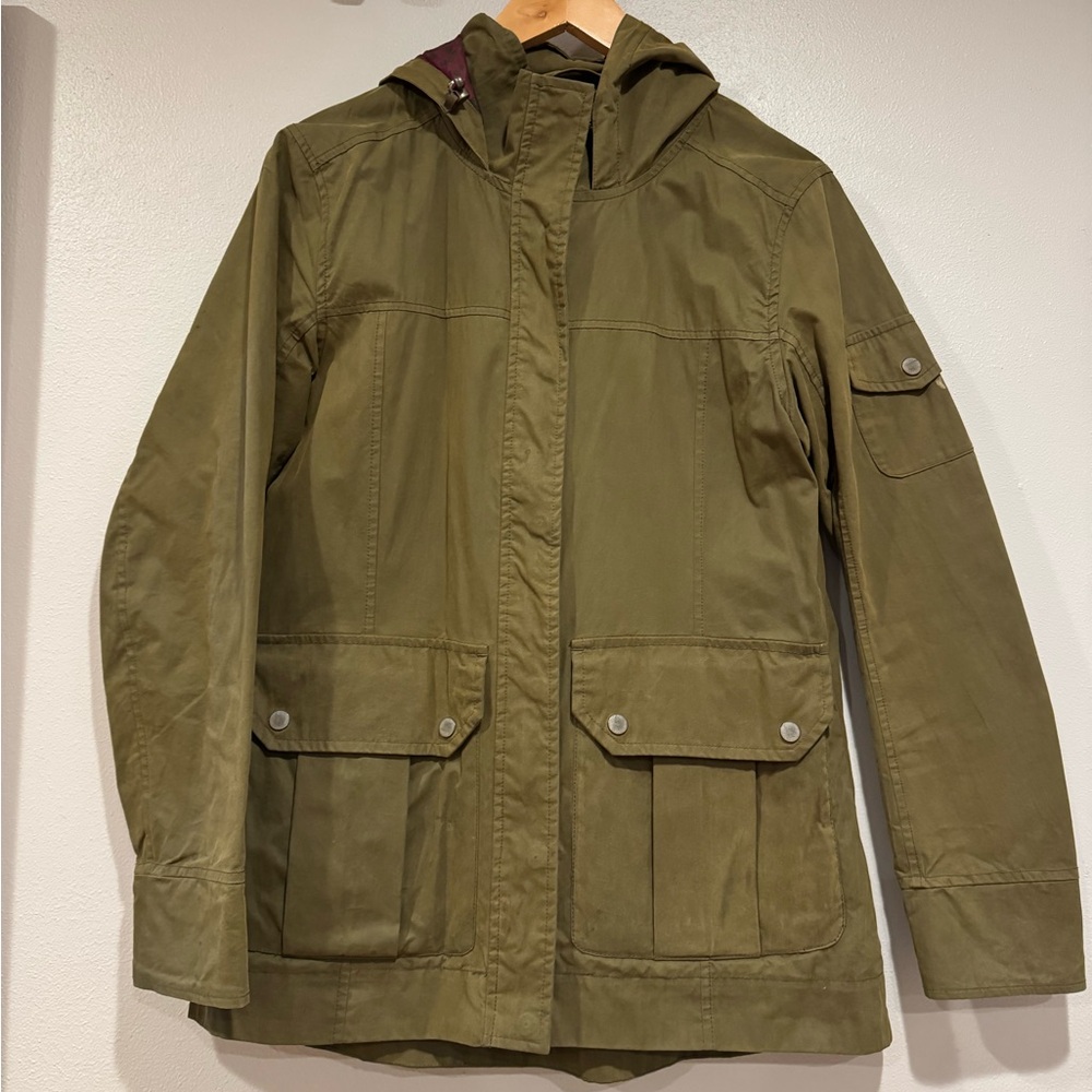 Title Nine olive green Lined Jacket with Hood Medium